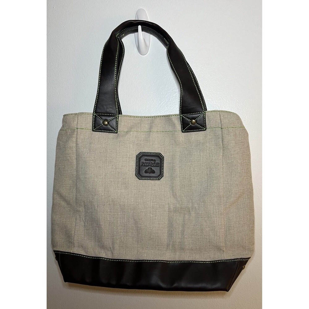 PATRON Tequila Canvas Limited Edition Bag Satchel Removable Cooler Insert Purse